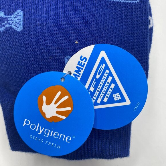 Columbia PFG, NWT, 3 pairs crew socks  men's 6-12 size polygiene biostatic socks - Picture 5 of 6